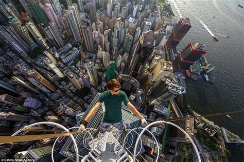 Daredevil Selfies Photographers Scale Hong Kongs Skyscrapers