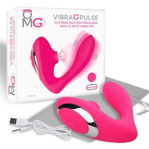 Omg Vibra G Pulse Clitoral Massager With G Spot Vibrator By Deeva Toys