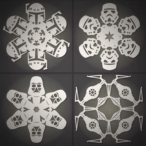 Do It Yourself Star Wars Snowflakes Image Dottech