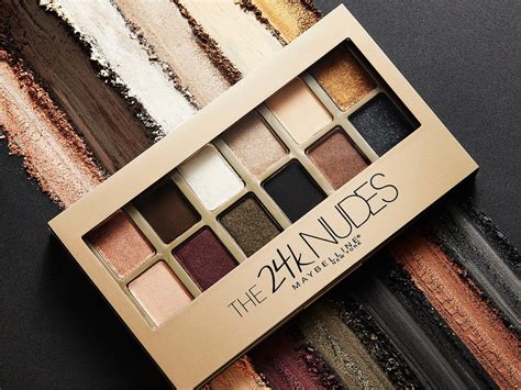 Maybelline The 24k Nudes Eyeshadow Palette Review Swatches Makeup