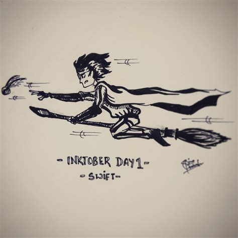Select from 35919 printable crafts of cartoons, nature, animals, bible and many more. Inktober Day 1; and I drew Harry Potter playing Quidditch : harrypotter