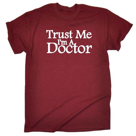 123t Usa Mens Trust Me Im A Doctor Funny T Shirt Sarcasm Tee Funny