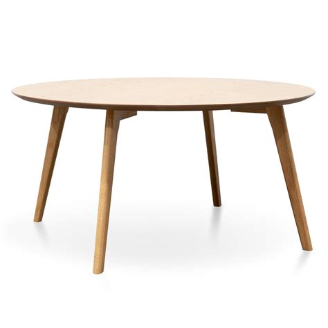 Ccf2822 Kd 90cm Round Coffee Table Natural Calibre Furniture