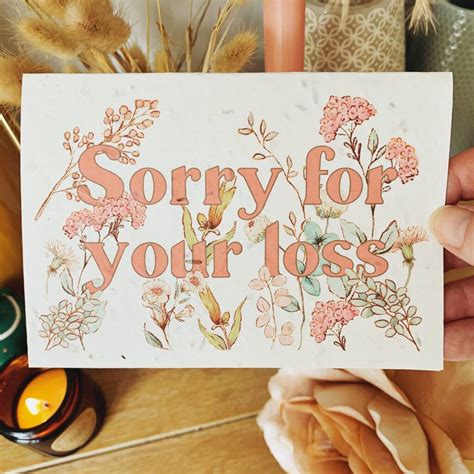Grows Into Wildflowers Sorry For Your Loss Card By Summer Lane Studio