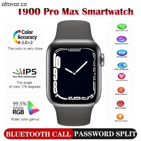 smartwatch x8 pro max 2023 negro asistente de voz generico