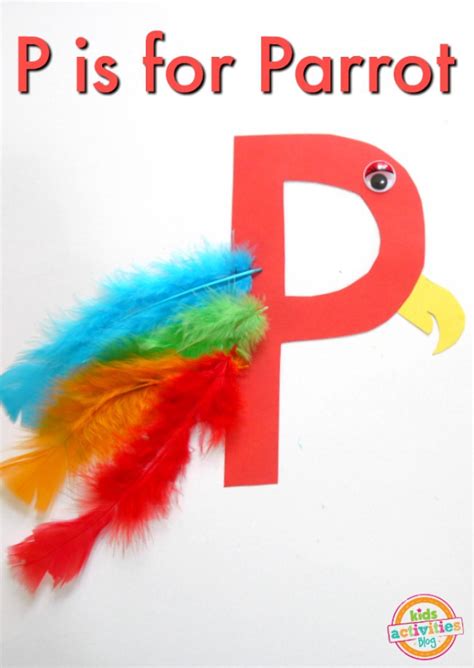 Letter P Crafts For Preschool Or Kindergarten Fun Easy And Educational