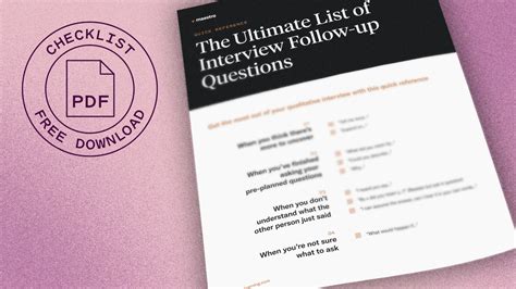The Ultimate List Of Interview Follow Up Questions Maestro