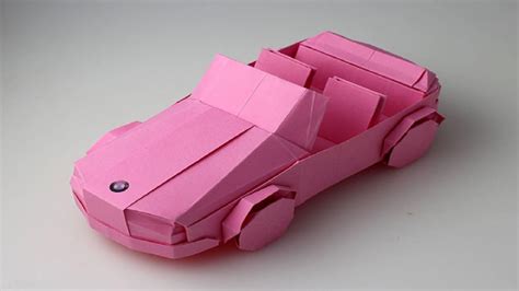 How To Make A Paper Car Paper Car Origami Car Paper Tanks