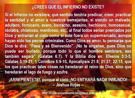 Aprendiendo La Sana Doctrina ¿crees Que El Infierno No Existe