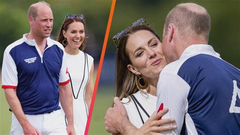 Prince William And Kate Middleton Show Rare Pda Youtube