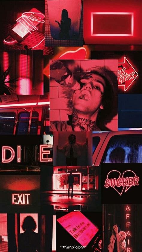 Tons of awesome lil peep aesthetic wallpapers to download for free. LIL PEEP NIGHTWAVE CLUB LIFE COLLAGE - WALLPAPER ...