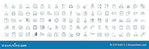 Indoor And Outdoor Life Vector Line Icons Set Indoors Outdoors