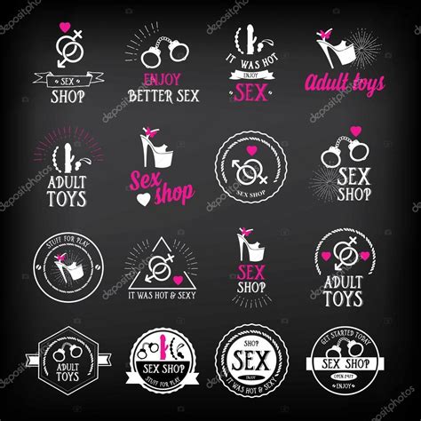 Sexo Tienda Logo E Insignia Vector Gráfico Vectorial © Marchi Imagen 80488846