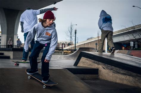 Three Person Skateboarding Outdoor · Free Stock Photo