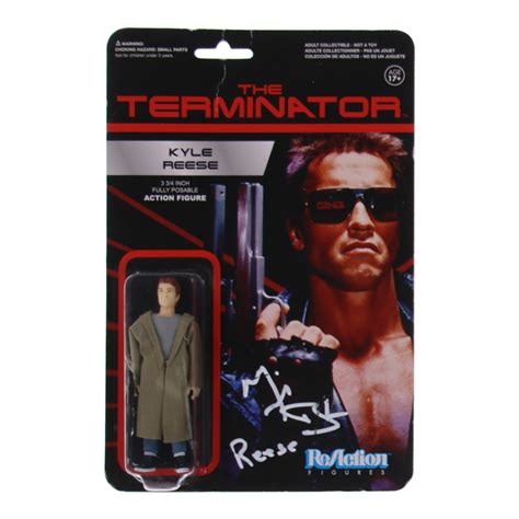 Michael Biehn Signed The Terminator Kyle Reese Action Figure