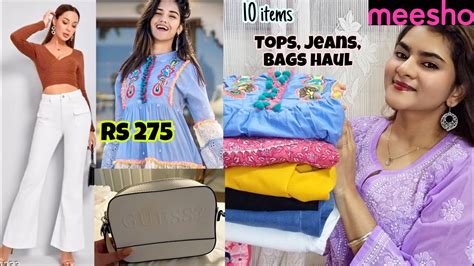 Meesho Tops Jeans Bags Skirts Jewellery Starting Rs 275 Meesho