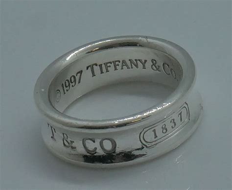 Cash Usa Pawnshop Tiffany And Co 1837 Sterling Silver 925 Ring Size 6