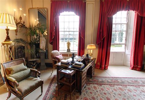 Inside Clarence House Prince Charles’ Home The Garden Room Desk Scene Therapy