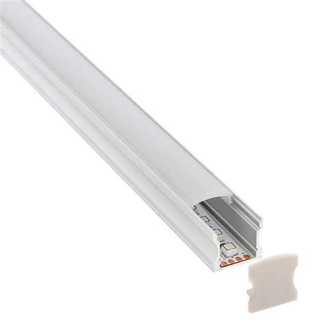 KIT Perfil Aluminio HARFO Para Tiras LED 1 Metro