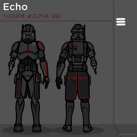 Bad Batch Echo Star Wars Characters Poster Star Wars Clone Wars