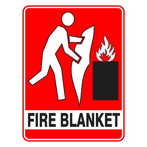 Fire Safety Signs Fire Blanket Ebay