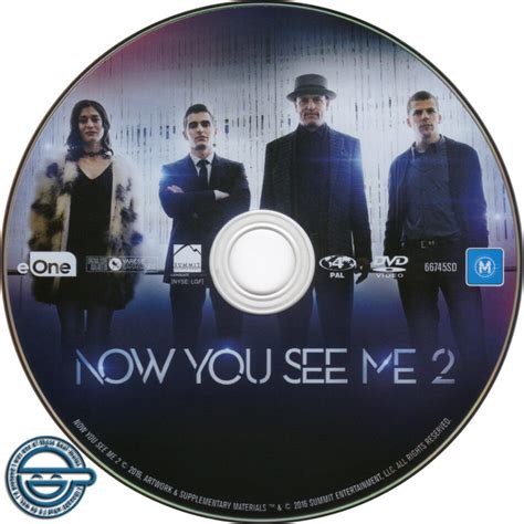 Now You See Me 2 Dvd Label 2016 R4