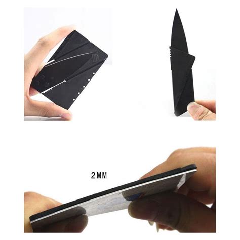 Top Cardsharp Credit Card Folding Razor Sharp Wallet Knife Survival
