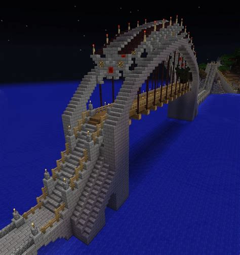 Arch Suspension Bridge Minecraft Map