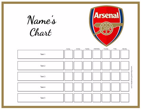 Star charts are a great way to improve a child's behavior. Free Charts with Sports Groups | Customize online and ...