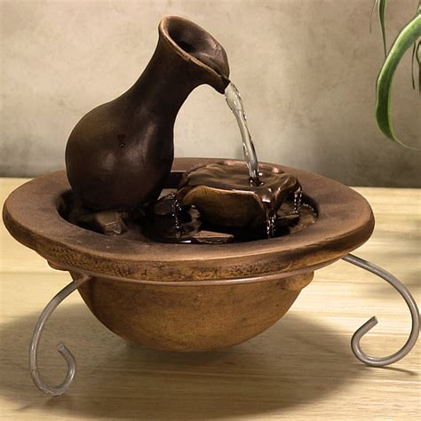 Pouring Pitcher Tabletop Fountain Traditional Outdoor