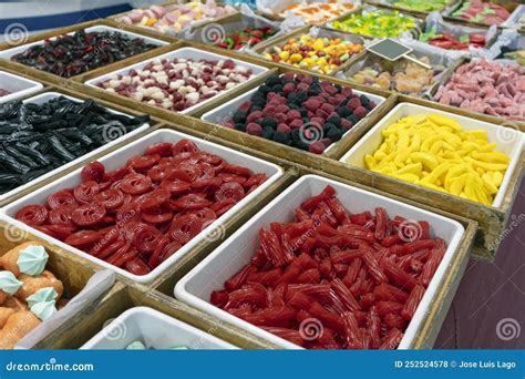 Pile Of Colorful Gummy Candies Jelly Candy Shop Stock Photo Image Of