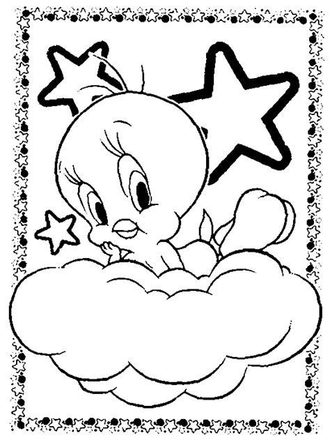 baby tweety disney coloring pages