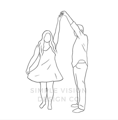 Couple Dancing Sketch