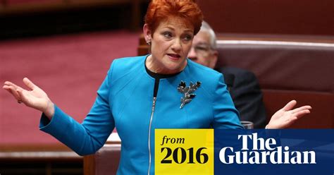 Pauline Hanson Australia ‘in Danger Of Being Swamped By Muslims