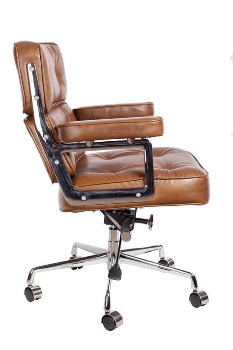 Vintage Caramel Brown Soft Pad Executive Management Office Replica