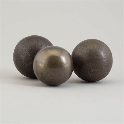 Three 19th Century Iron Balls Bukowskis