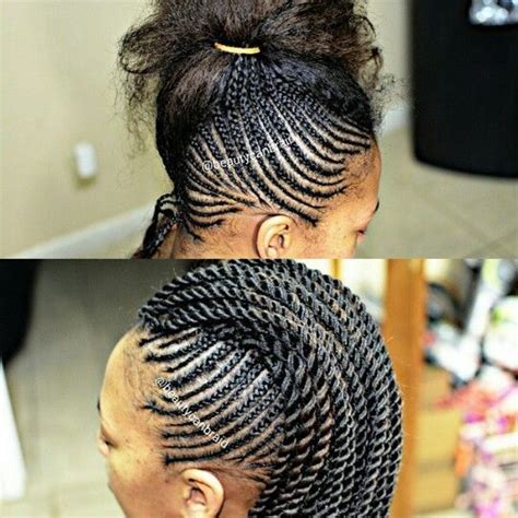 Curly mohawk hairstyles for black. American and African Hair Braiding : Braided Mohawk! With ...