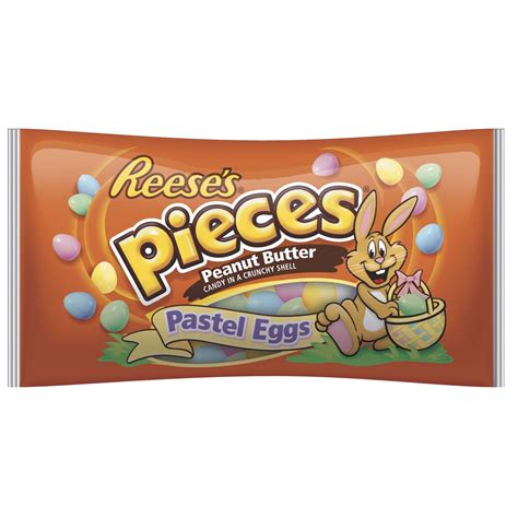 Reeses Pieces Peanut Butter Pastel Eggs Candy 12 Oz