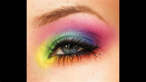 Rainbow Eye Makeup Tutorial Youtube