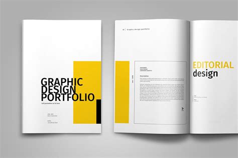 Graphic Design Portfolio Layout Examples