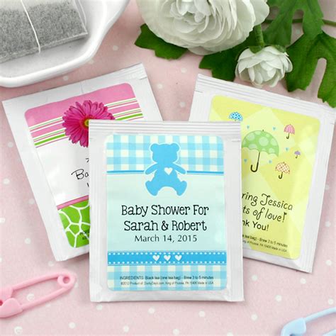 Personalized Baby Shower Tea Favors Famous Favors