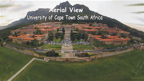 Aerial View University Of Cape Town South Africa University Of Cape