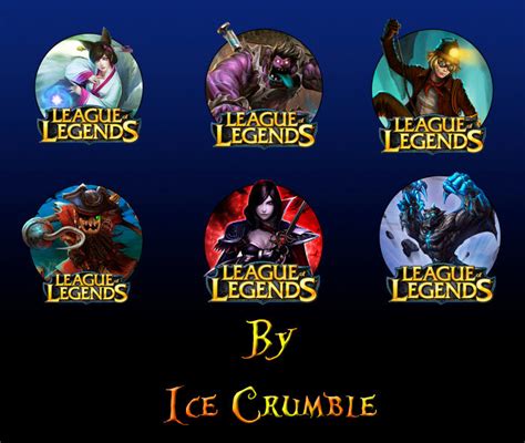 League Of Legends Icons Pack 3 By Icecrumble On Deviantart