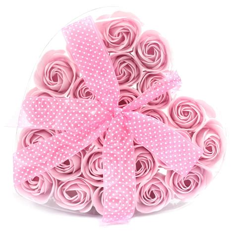 Confetti soap rose gift box (4 colours)