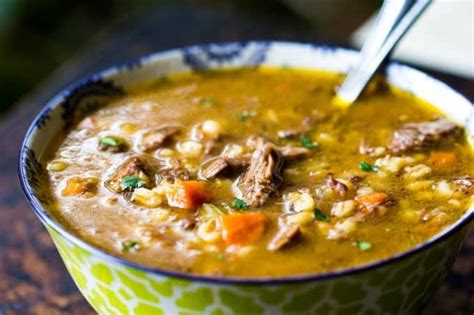 It's easy to assemble, full of flavor, and includes tons of options for topping. Beef Barley Soup with Prime Rib | Leftover Prime Rib Recipe from OWYD