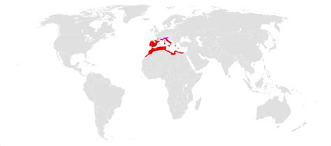 Filetarentola Mauritanica Range Map Iucnpng Wikimedia Commons