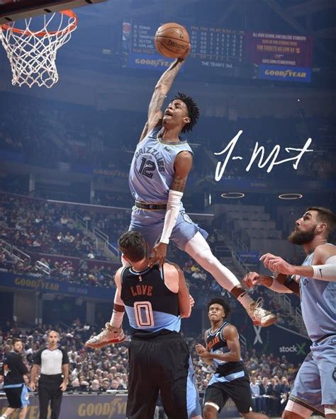 Ja Morant Dunk Signed Autographed 8x10 Photo Or Poster Re Print Glossy