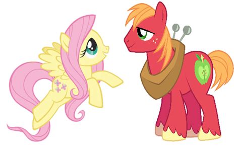Image Fanmade Fluttershy X Big Mcintoshpng My Little Pony
