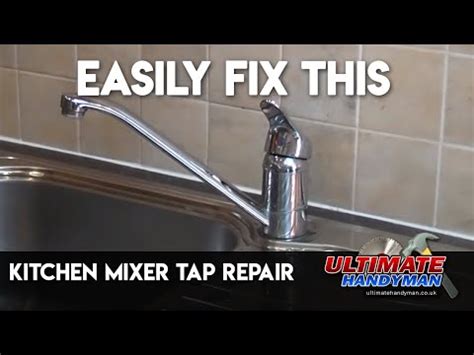 Cheap mixer taps only have a 12 month warranty on the cartridge. How to repair a leaking flick mixer tap | FunnyDog.TV
