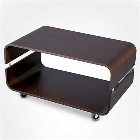 The oversized scale makes it perfect for serving large sectionals and seating groups. Contour Rolling Coffee Table | www.hayneedle.com | Walnut ...